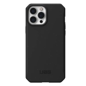 UAG Biodegradable Outback Apple iPhone 13 Pro Max Case-Black(113165114040),12ft.Drop Protection(3.6M),Raised Camera Bevel, Hollow Honeycomb Structure