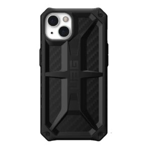 UAG Monarch Apple iPhone 13 Case - Carbon Fiber (113171114242), 20ft. Drop Protection (6M), 5 Layers of Protection, Tactical Grip, Rugged