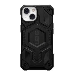 UAG Monarch Pro Kevlar MagSafe Apple iPhone 14 Case - Kevlar Black (114028113940), 25ft. Drop Protection (7.6M),5 Layers of Protection,Tactical Grip