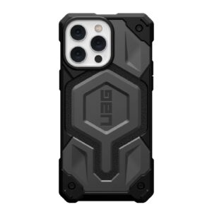 UAG Monarch Pro MagSafe Apple iPhone 14 Pro Max Case - Silver (114031113333), 25ft. Drop Protection (7.6M), Tactical Grip, Raised Screen Surround