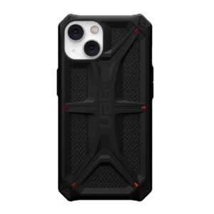 UAG Monarch Apple iPhone 14 Case - Kevlar Black (114032113940), 20ft. Drop Protection (6M), 5 Layers of Protection, Tactical Grip, Rugged