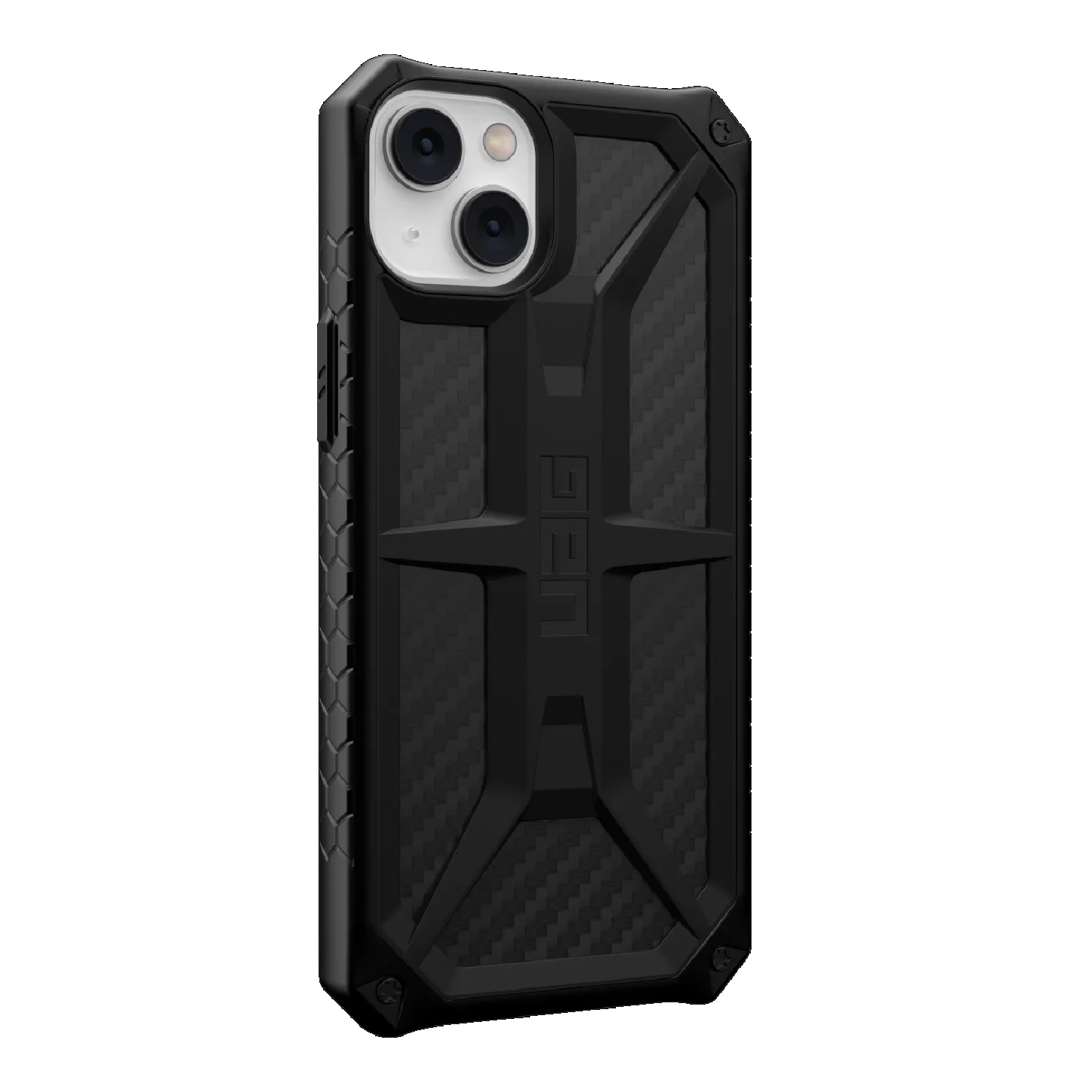 UAG Monarch Apple iPhone 14 Plus Case – Carbon Fiber (114033114242), 20ft. Drop Protection (6M), Tactical Grip, Raised Screen Surround