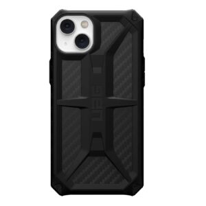 UAG Monarch Apple iPhone 14 Plus Case - Carbon Fiber (114033114242), 20ft. Drop Protection (6M), Tactical Grip, Raised Screen Surround