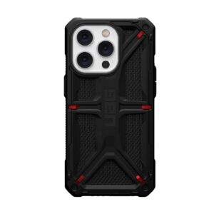 UAG Monarch Apple iPhone 14 Pro Case - Kevlar Black (114034113940), 20ft. Drop Protection (6M), Tactical Grip, Raised Screen Surround