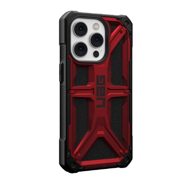 UAG Monarch Apple iPhone 14 Pro Case - Crimson (114034119494), 20ft. Drop Protection (6M), Tactical Grip, Raised Screen Surround
