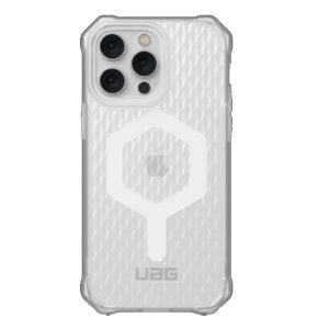 UAG Essential Armor MagSafe Apple iPhone 14 Pro Max Case - Frosted Ice (114088110243), 12ft. Drop Protection (3.6M), Raised Screen Surround