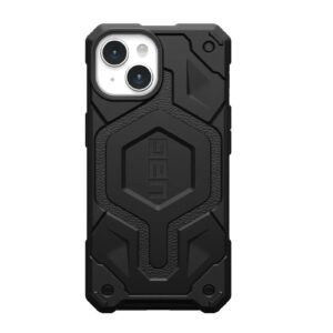 UAG Monarch Pro MagSafe Apple iPhone 15 (6.1") Case - Black (114219114040),25ft. Drop Protection (7.6M),5 Layers of Protection,Tactical Grip