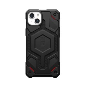 UAG Monarch Pro Kevlar MagSafe Apple iPhone 15 Plus (6.7") Case - Kevlar Black (114220113940), 25ft. Drop Protection (7.6M),5 Layers of Protection