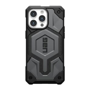 UAG Monarch Pro MagSafe Apple iPhone 15 Pro Max (6.7") Case - Silver (114222113333),25ft. Drop Protection (7.6M),5 Layers of Protection,Tactical Grip