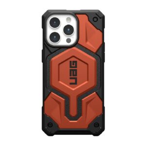 UAG Monarch Pro MagSafe Apple iPhone 15 Pro Max (6.7") Case - Rust (114222119191), 25ft. Drop Protection (7.6M),5 Layers of Protection,Tactical Grip