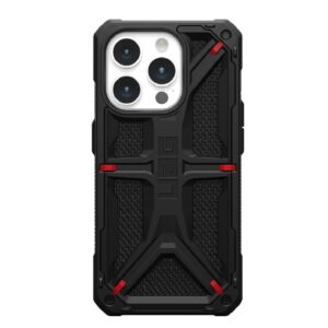 UAG Monarch Kevlar Apple iPhone 15 Pro (6.1") Case - Kevlar Black (114278113940), 20ft. Drop Protection(6M),5 Layers of Protection,Tactical Grip