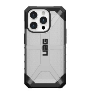 UAG Plasma Apple iPhone 15 Pro (6.1") Case - Ice (114284114343), 16ft. Drop Protection (4.8M),Raised Screen Surround,Tactical Grip,Lightweight