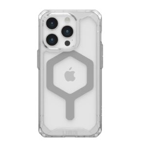 UAG Plyo MagSafe Apple iPhone 15 Pro (6.1") Case - Ice/Silver (114286114333),16ft. Drop Protection (4.8M), Raised Screen Surround, Air-Soft Corners