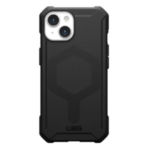 UAG Essential Armor MagSafe Apple iPhone 15 (6.1") Case - Black (114288114040), 15ft. Drop Protection(4.6M),Raised Screen Surround, Corner Protection