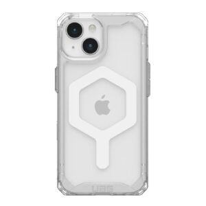 UAG Plyo MagSafe Apple iPhone 15 (6.1") Case - Ice/White (114294114341),16ft. Drop Protection (4.8M), Armored Shell, Air -Soft Corners