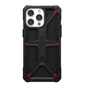 UAG Monarch Kevlar Apple iPhone 15 Pro Max (6.7") Case - Kevlar Black(114298113940), 20ft. Drop Protection (6M),5 Layers of Protection,Tactical Grip