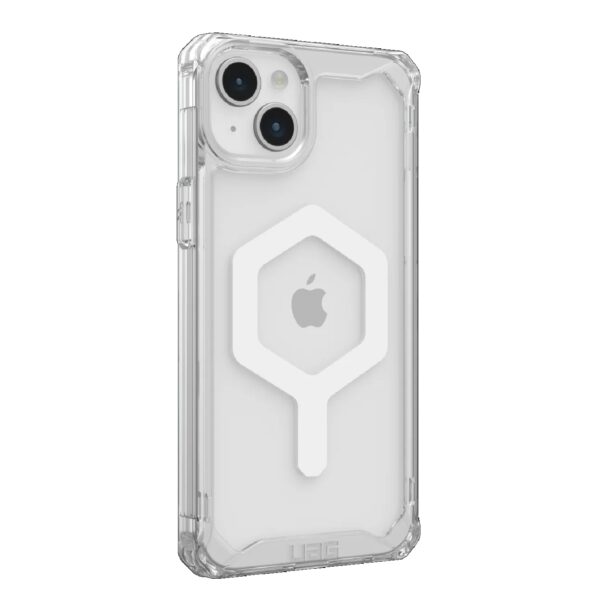 UAG Plyo MagSafe Apple iPhone 15 Plus (6.7") Case - Ice/White (114314114341),16ft. Drop Protection (4.8M), Armored Shell, Air -Soft Corners