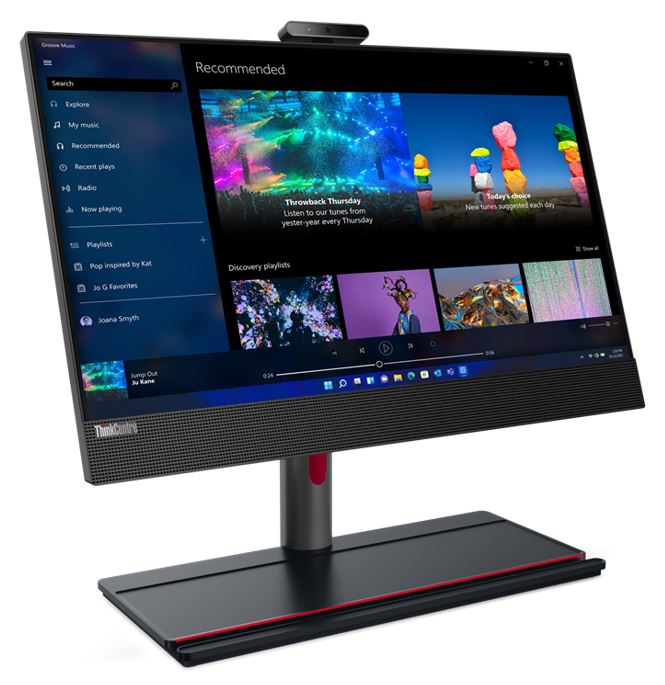 LENOVO ThinkCentre M90A AIO 23.8″/24″ FHD Intel i5-12500 vPro 16GB 512GB SSD WIN10/11 Pro 3yrs Onsite Wty Webcam Speakers Mic Keyboard Mouse VESA