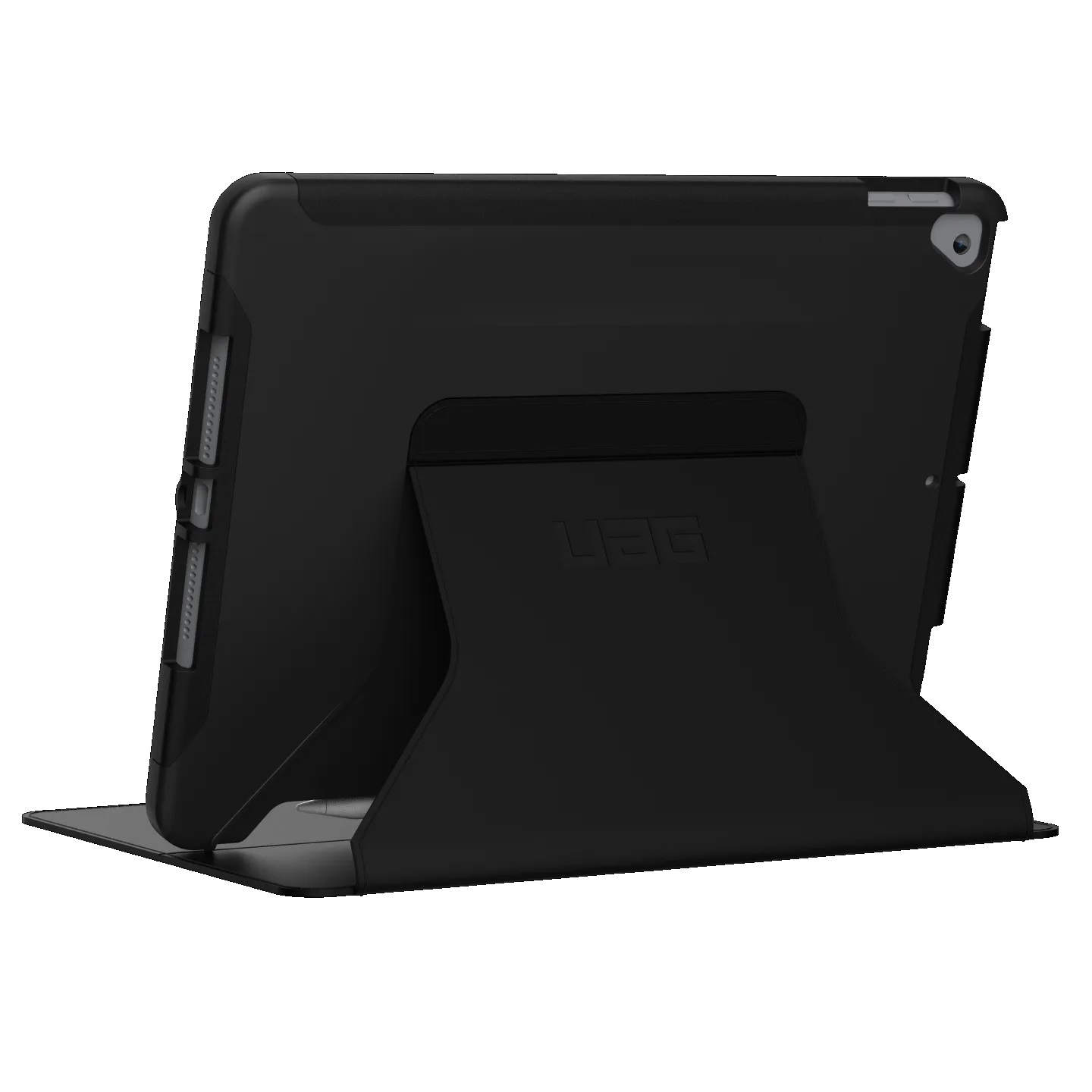 UAG Scout Apple iPad (10.2″) (9th/8th/7th Gen) Folio Case – Black (12191I114040), DROP+ Military Standard, Built-in kickstand, Pencil holder