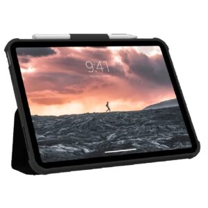 UAG Plyo Apple iPad (10.9") (10th Gen) Folio Case - Black/Ice (123392114043), DROP+ Military Standard, Raised Screen Surround, Armor Shell