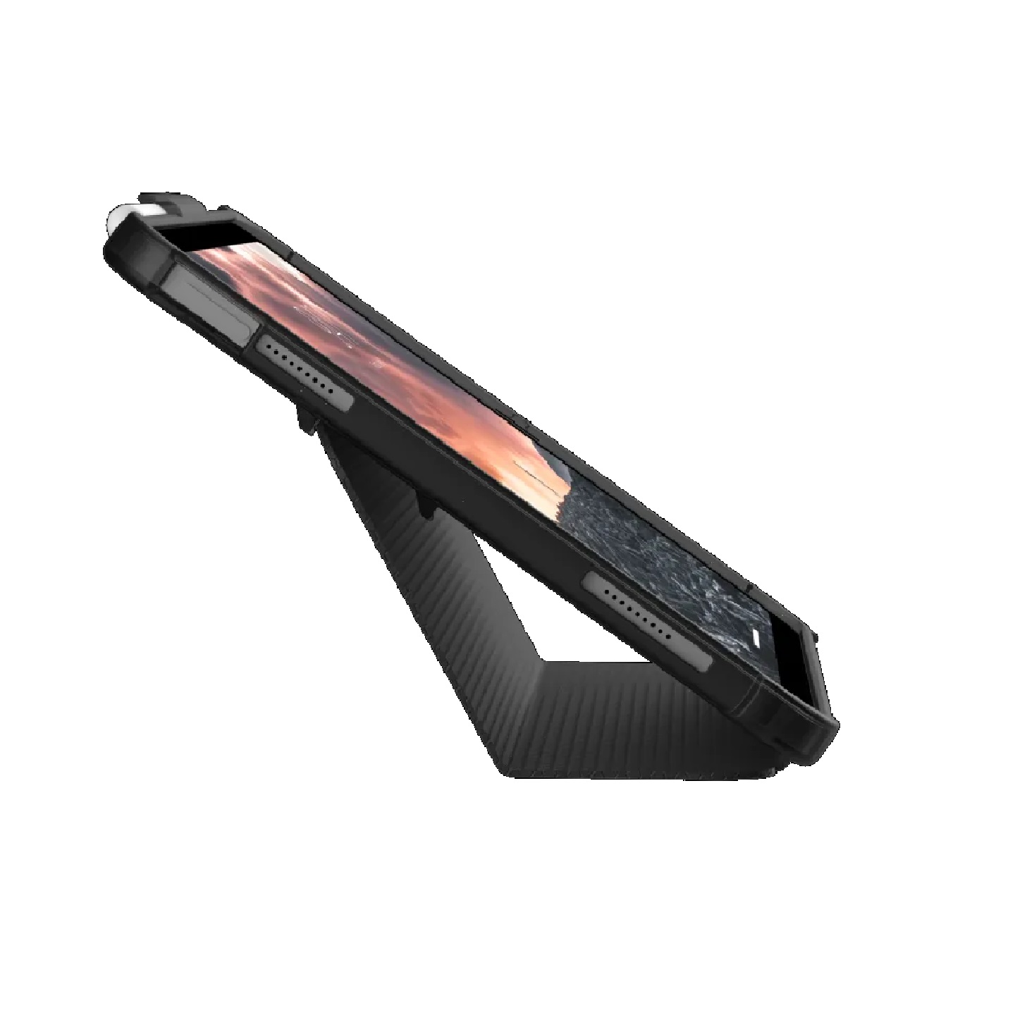 UAG Plyo SE Apple iPad (10.9″) (10th Gen) Folio Case – Black Midnight Camo (123392114361), DROP+ Military Standard, Raised Screen Surround,Armor Shell