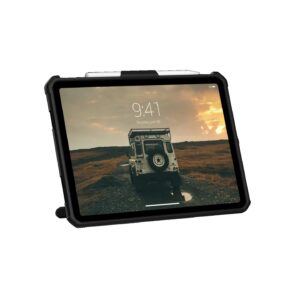 UAG Scout Apple iPad (10.9") (10th Gen) with KickStand  Hand strap Case- Black (12339HB14040), DROP+ Military Standard, Built-in kickstand