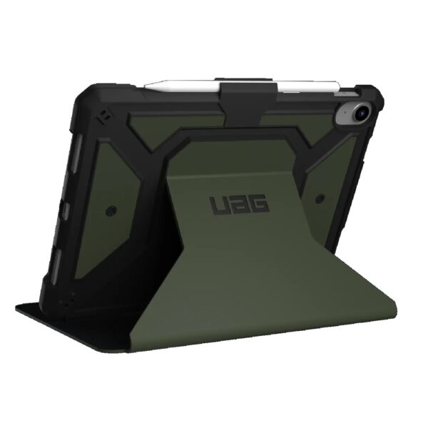 UAG Metropolis SE Apple iPad (10.9") (10th Gen) Folio Case - Olive (12339X117272), DROP+Military Standard,Adjustable Stand,Pencil holder