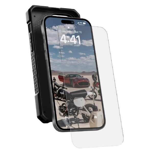 UAG Shield Plus Apple iPhone 14 Pro Max Tempered Glass Screen Protector - Clear (144001110000), Antimicrobial,Scratch Resistant,Anti-Fingerprint