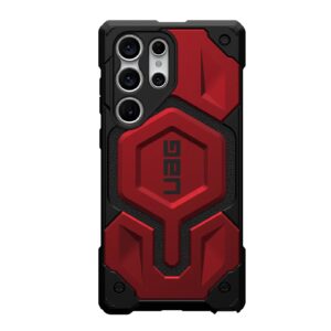 UAG Monarch Pro Magnetic Samsung Galaxy S23 Ultra 5G (6.8") Case - Crimson (214140119494), 25ft. Drop Protection (7.6M), Raised Screen Surround