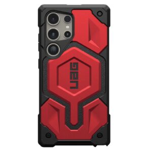 UAG Monarch Samsung Galaxy S24 Ultra 5G (6.8") Case - Crimson (214415119494), 20ft. Drop Protection (6M), Multiple Layers, Tactical Grip, Rugged