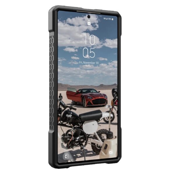 UAG Monarch Pro Magnetic Kevlar Samsung Galaxy S24 Ultra 5G (6.8") Case - Black (214416113940), 25ft. Drop Protection (7.6M), Multiple Layers