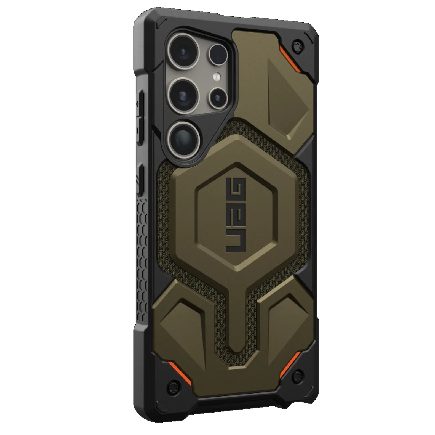 UAG Monarch Pro Magnetic Kevlar Samsung Galaxy S24 Ultra 5G (6.8″) Case – Elemental Green (21441611397B), 25ft. Drop Protection(7.6M),Multiple Layers