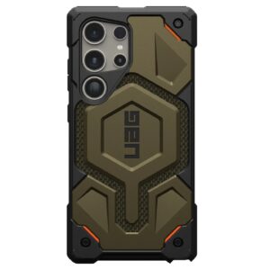 UAG Monarch Pro Magnetic Kevlar Samsung Galaxy S24 Ultra 5G (6.8") Case - Elemental Green (21441611397B), 25ft. Drop Protection(7.6M),Multiple Layers