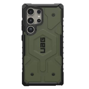 UAG Pathfinder Pro Magnetic Samsung Galaxy S24 Ultra 5G (6.8") Case - Olive Drab (214424117272), 18ft. Drop Protection (5.4M), Raised Screen Surround