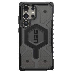 UAG Pathfinder Clear Pro Magnetic Samsung Galaxy S24 Ultra 5G (6.8") Case - Ash (214427113131), 18ft. Drop Protection (5.4M), Raised Screen Surround