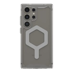 UAG Plyo Pro Magnetic Samsung Galaxy S24 Ultra 5G (6.8") Case - Ice/Silver (214431114333),16ft. Drop Protection (4.8M),Armored Shell,Air-Soft Corners
