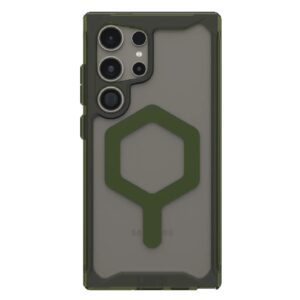 UAG Plyo Pro Magnetic Samsung Galaxy S24 Ultra 5G (6.8") Case - Ice/Olive (214431114372), 16ft. Drop Protection (4.8M),Armored Shell,Air-Soft Corners