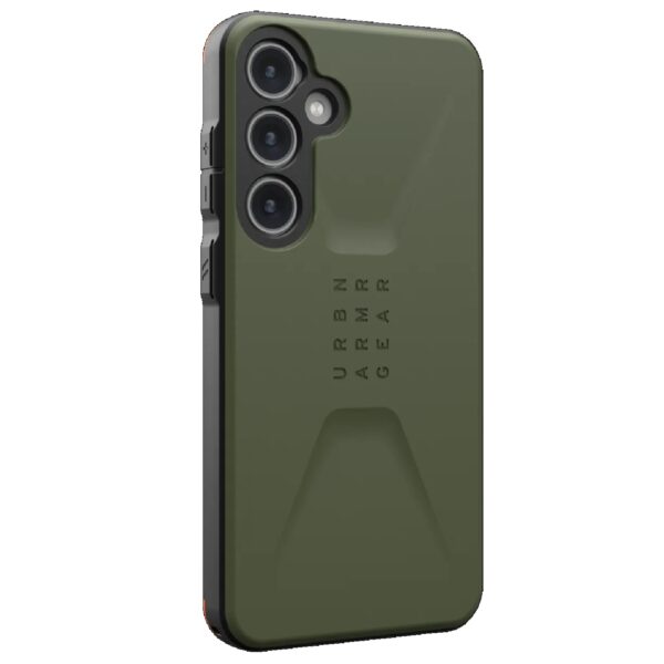 UAG Civilian Samsung Galaxy S24+ 5G (6.7") Case - Olive Drab (214438117272), 20ft. Drop Protection (6M), Armored Shell, Raised Screen Surround,Rugged