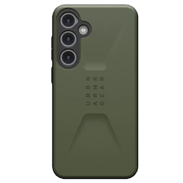UAG Civilian Samsung Galaxy S24+ 5G (6.7") Case - Olive Drab (214438117272), 20ft. Drop Protection (6M), Armored Shell, Raised Screen Surround,Rugged