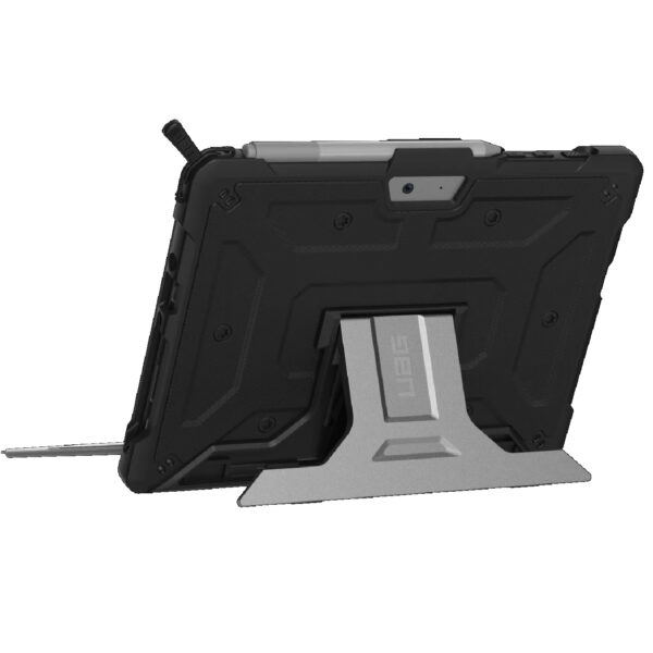 UAG Metropolis Microsoft Surface Go 4 Case - Black(321076114040),DROP+ Military Standard,Raised Screen Surround,Tactical Grip,Built-in Kickstand
