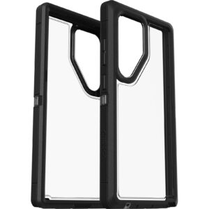OtterBox Defender XT Clear Samsung Galaxy S24 Ultra 5G (6.8") Case Clear/Black - (77-94727),DROP+ 5X Military Standard, Port cover block dust and dirt