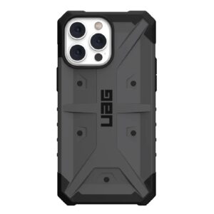 UAG Pathfinder Apple iPhone 14 Pro Max Case - Silver (114063113333), 18ft. Drop Protection (5.4M), Tactical Grip, Raised Screen Surround