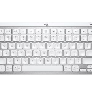 Logitech MX Keys Mini Pale Grey Minimalist Wireless Illuminated Keyboard/ Connect via the Bluetooth Low Energy techno 1-Year Limited Hardware Warranty