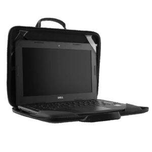 UAG Medium Sleeve with Handle Fits 13" Laptops/Tablets - Black (982800114040), DROP+ Military Standard, Tactical Grip, Wear-Resistant,Mesh Pocket
