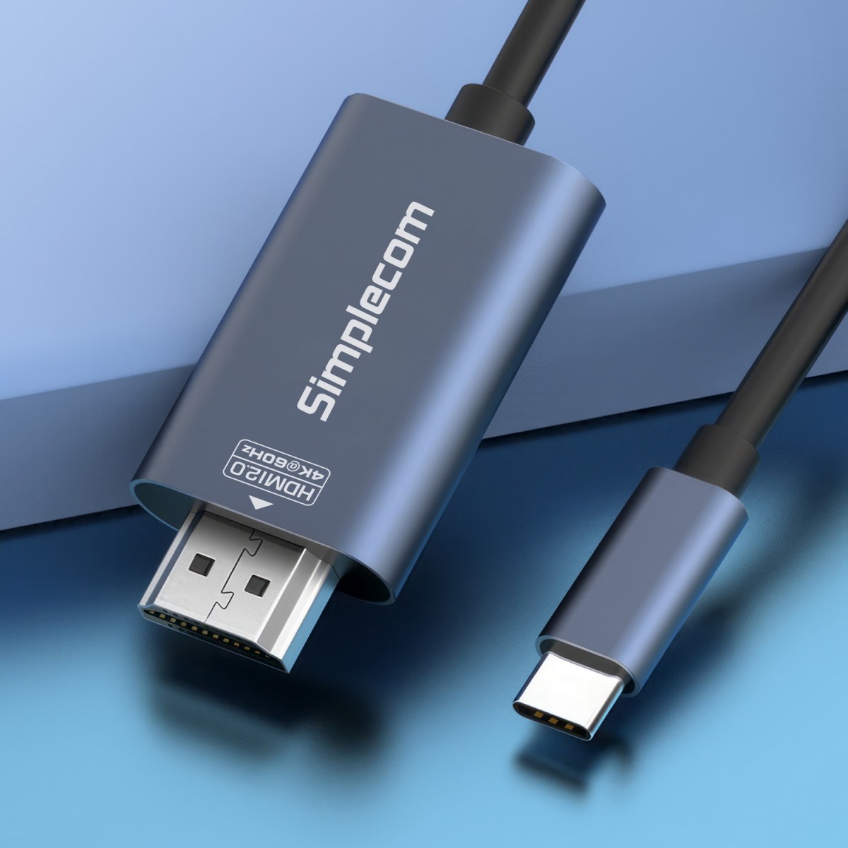Simplecom DA322 USB-C Type-C to HDMI 2.0 Cable 2M HDCP 4K@60Hz