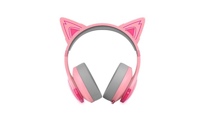 Edifier G5BT Cat Pink Hi-Res Bluetooth Gaming Headset with Hi-Res, Low Latency 45ms (+5ms), RGB Lighting, Multi-Mode, Bluetooth v5.2/AUX