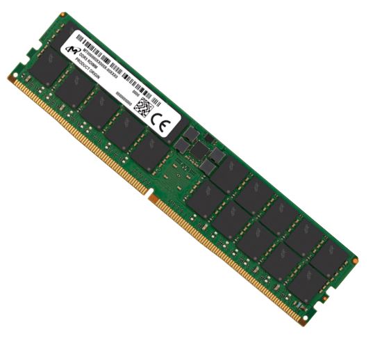 Micron/Crucial 64GB (1x64GB) DDR5 RDIMM 5600MHz CL46 2Rx4 ECC Registered Server Data Center Memory 3yr wty