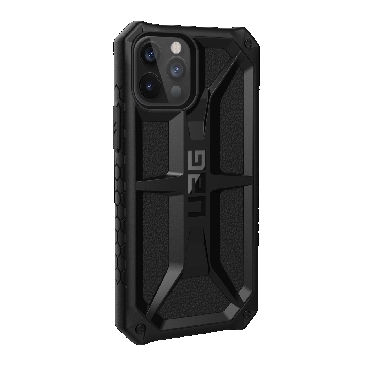 UAG Monarch Apple iPhone 12 /iPhone 12 Pro Case – Black (112351114040), Soft Impact-Resistant Core, Raised Screen Surround,Tactical Grip