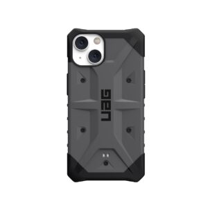 UAG Pathfinder Apple iPhone 14 Case - Silver (114060113333), 18ft Drop Protection (5.4M), Tactical Grip, Raised Screen Surround