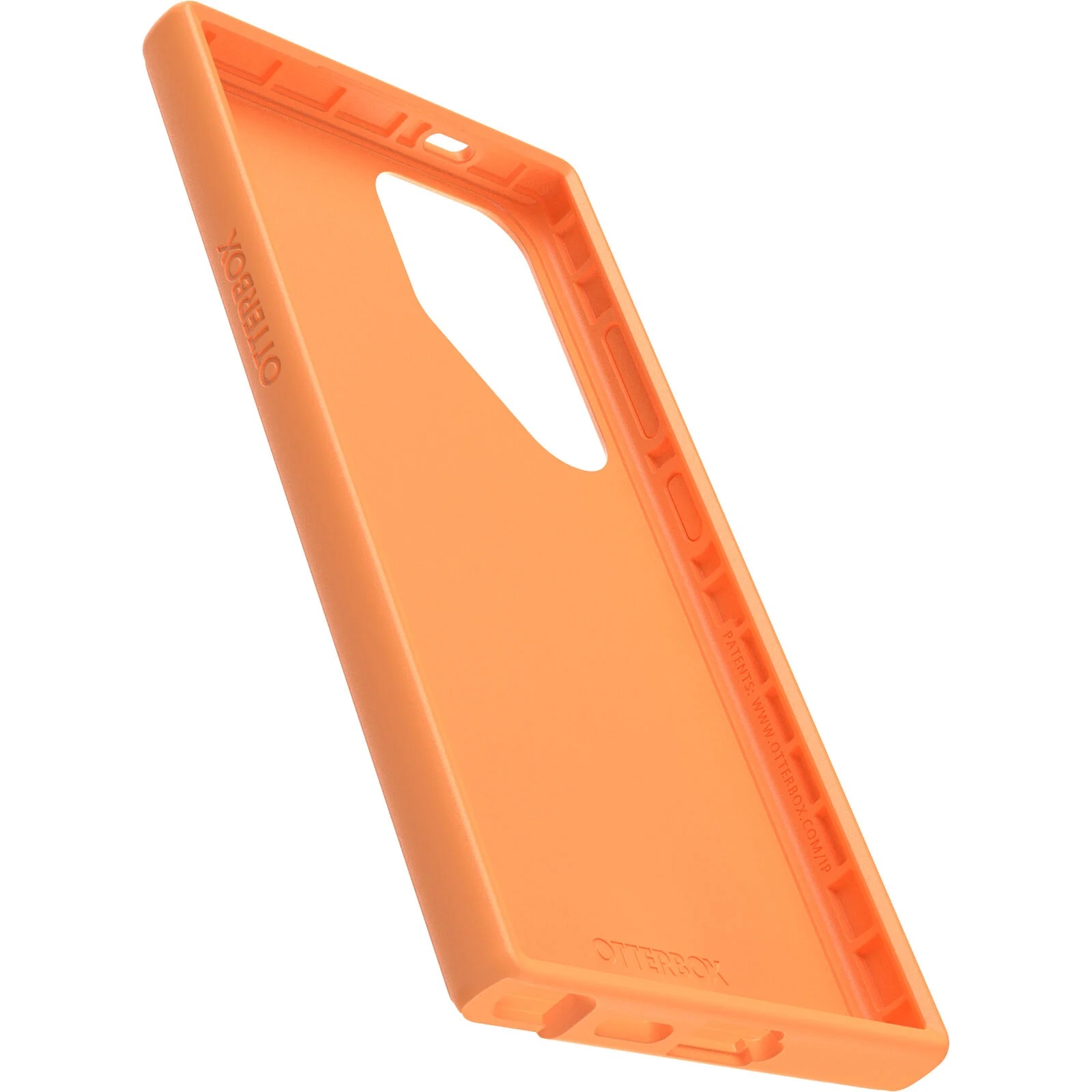OtterBox Symmetry Samsung Galaxy S24 Ultra 5G (6.8″) Case Orange – (77-94569), DROP+ 3X Military Standard, Raised Edges, Ultra-Sleek Design